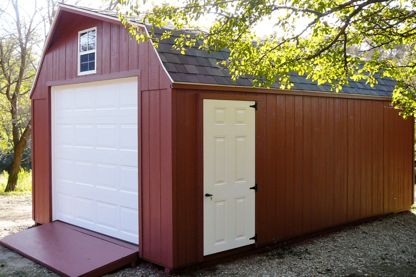 14x28 Sheds with Wood Siding