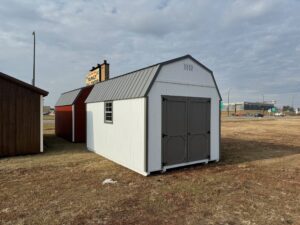 White High Barn shed in shed lot