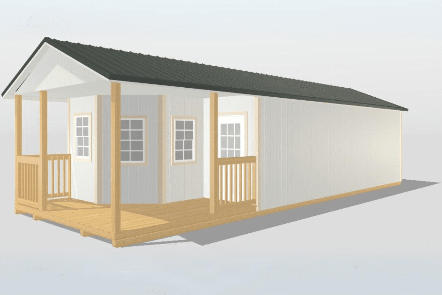 Custom 12x36 Sheds
