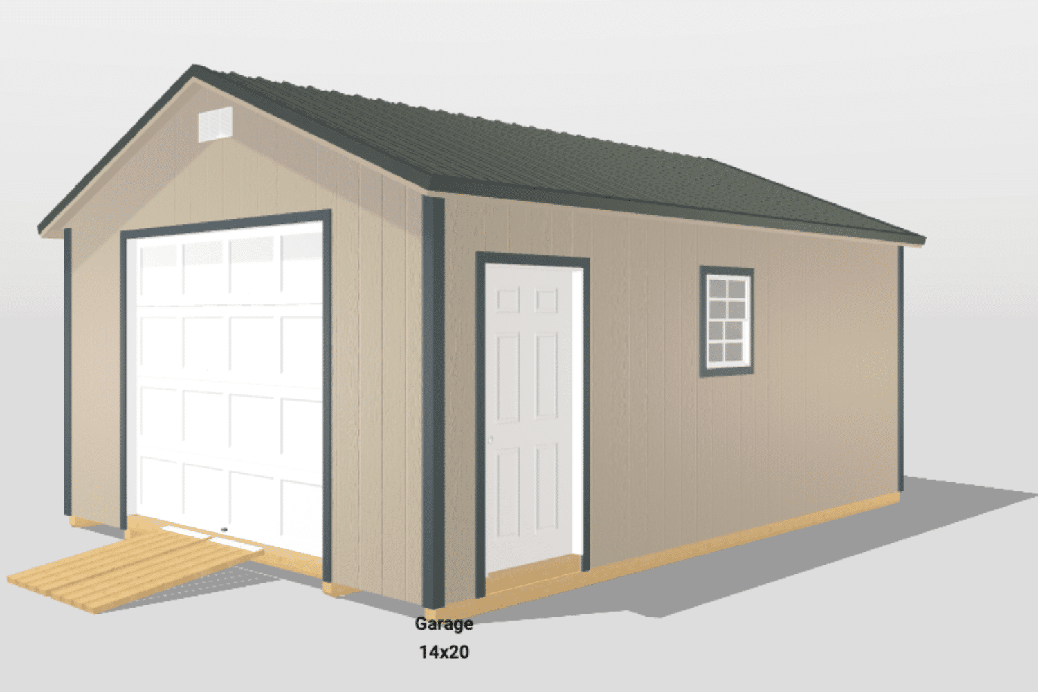 Custom 14x20 Sheds