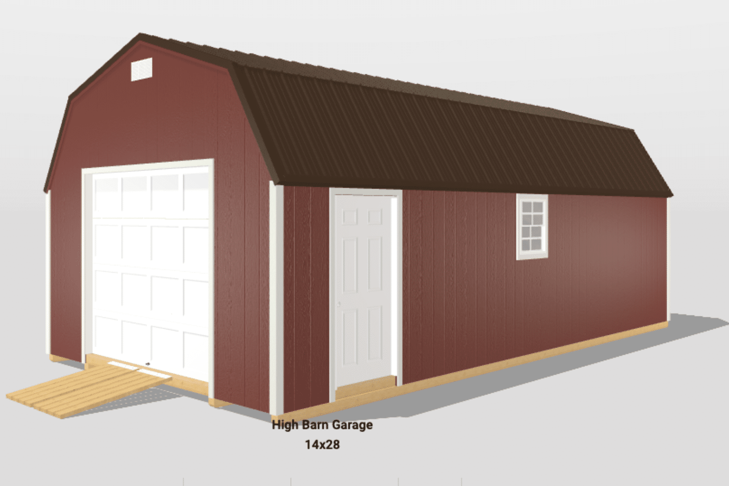 Custom 14x28 Sheds