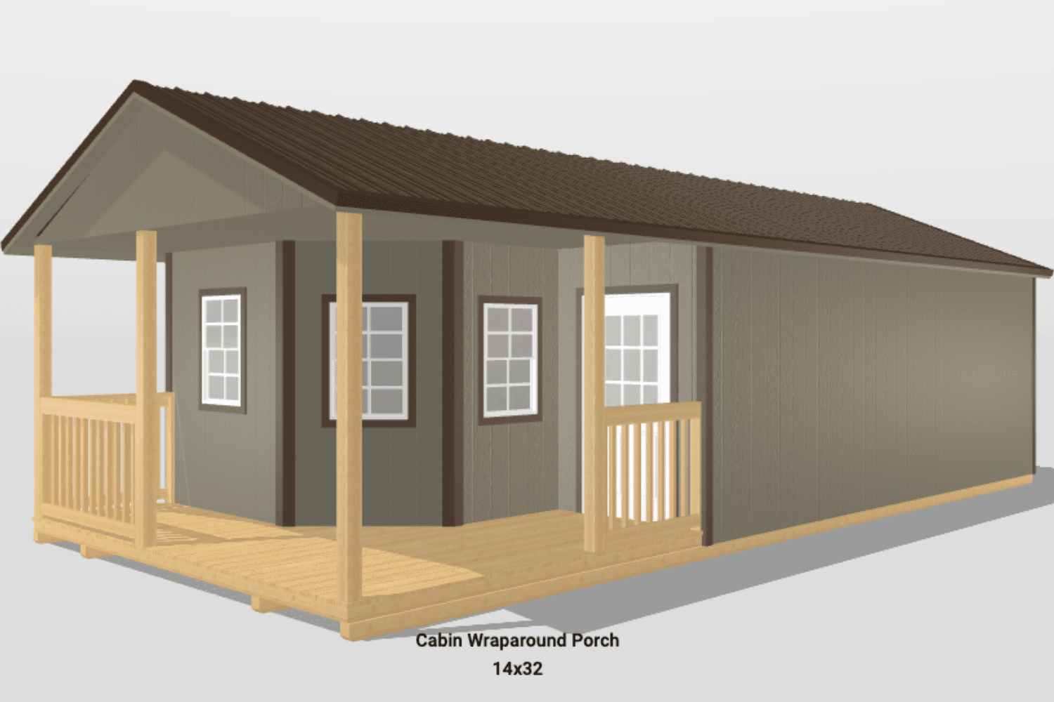 Custom 14x32 Sheds