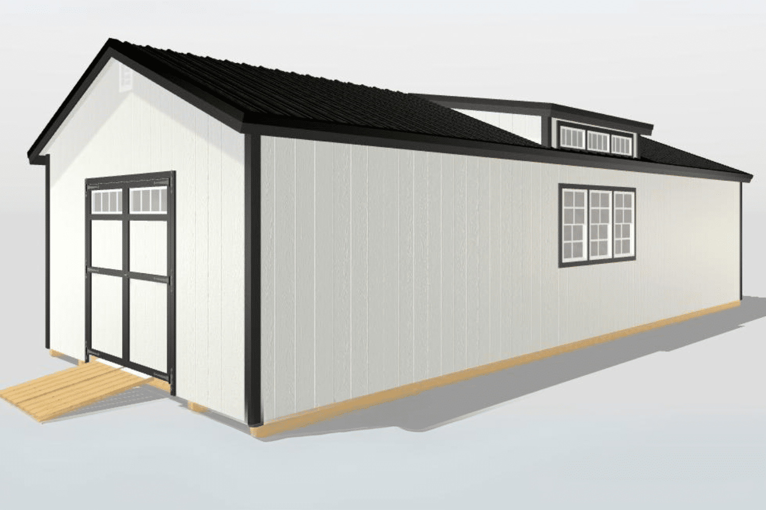 Custom 14x36 Sheds