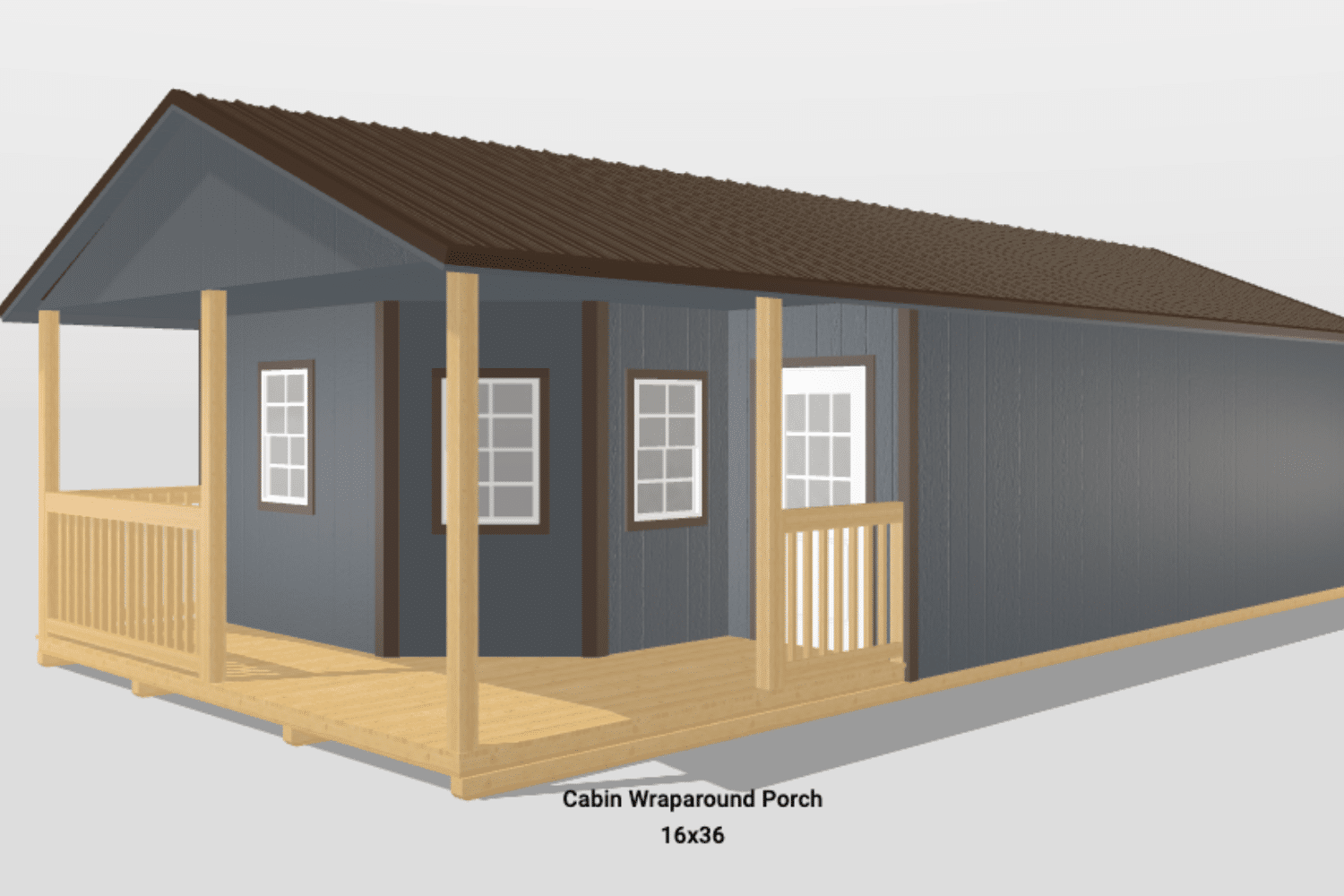 Customizable 16x36 Sheds