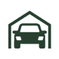 Green garage icon