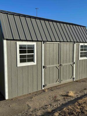 Grey High Barn shed in shed lot
