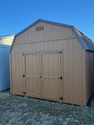 Brown High Barn shed in shed lot