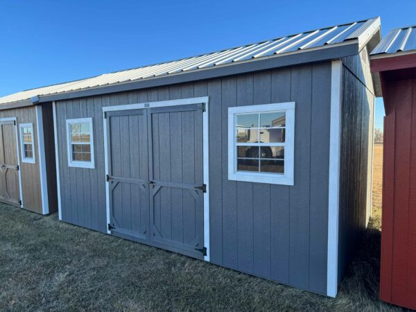 Grey Ranch shed in shed lot
