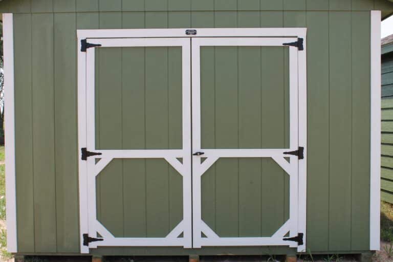 Double door shed doors