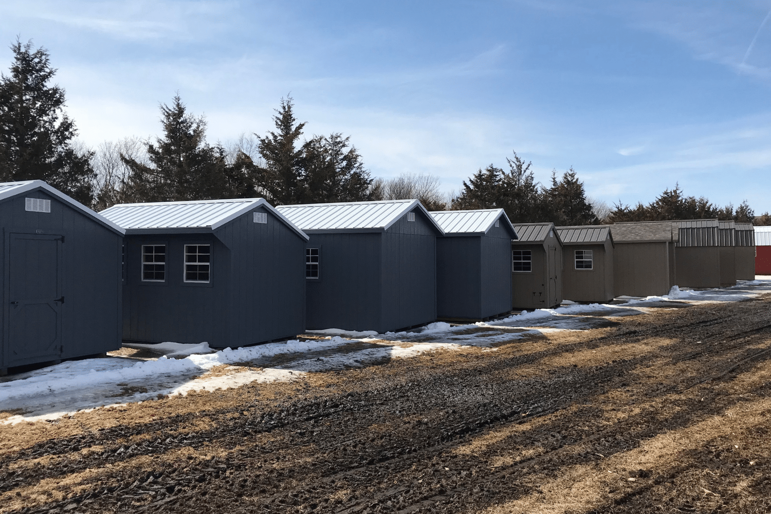 sheds on lot in brandon sd