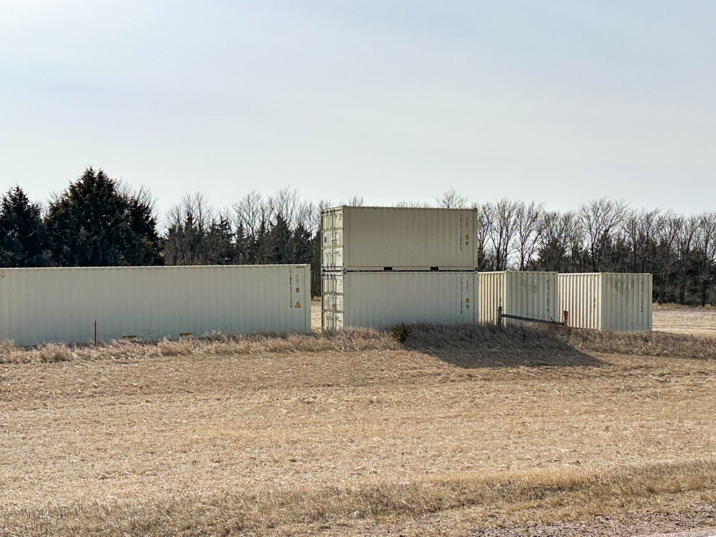shipping containers stacked together for sale in south dakota