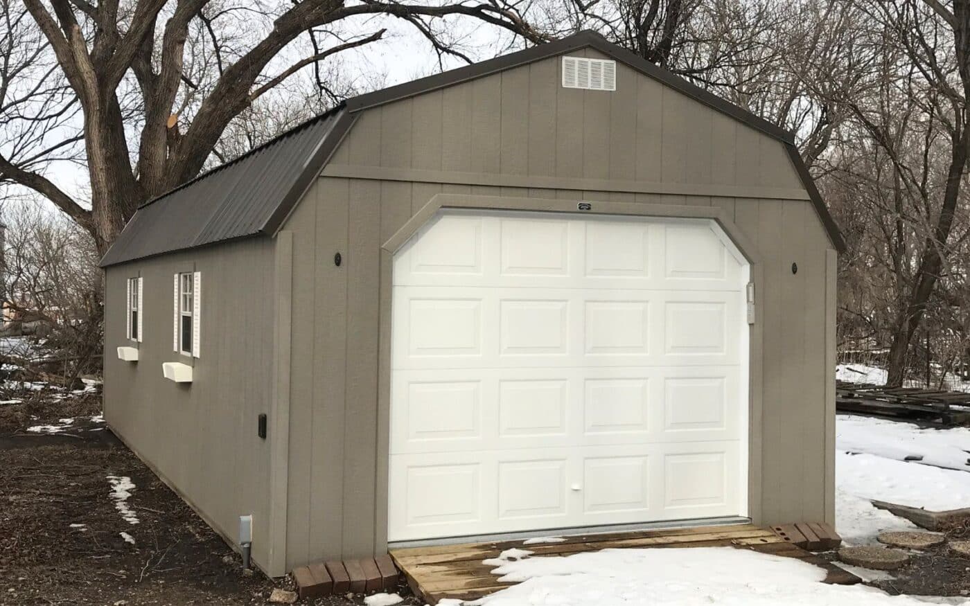 wooden 16x24 garage shed in south dakota