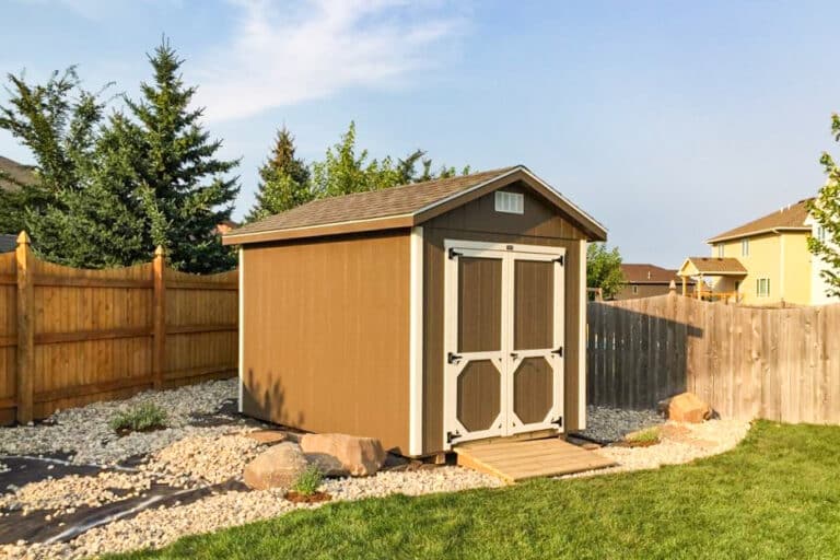 8x10 wooden shed in nd